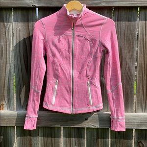 Lululemon Pink Stripped Jacket